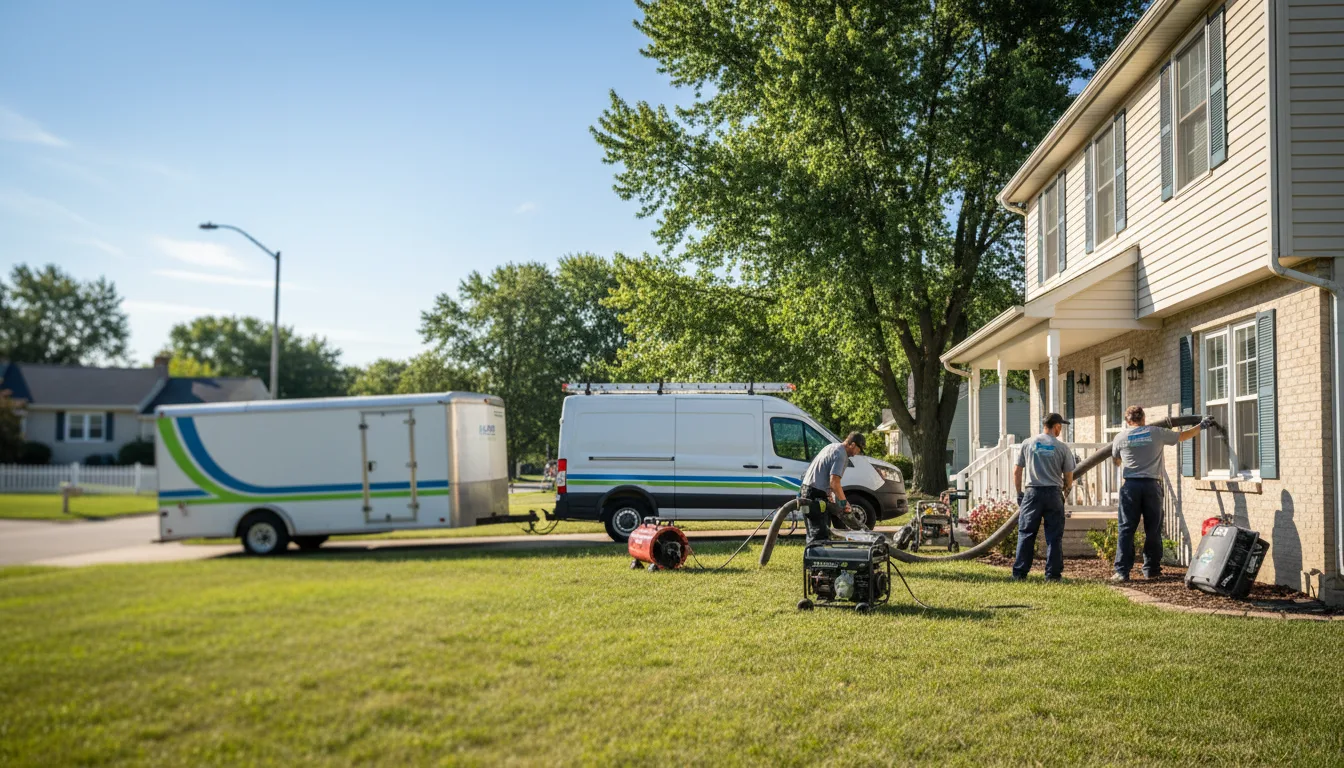 Flooded Basement Restoration And Cleanup With Repair in Happy, KY near me